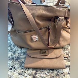 Dooney and Burke purse and matching wallet
